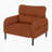 Corduroy Fabric Accent Armchair-1832679460