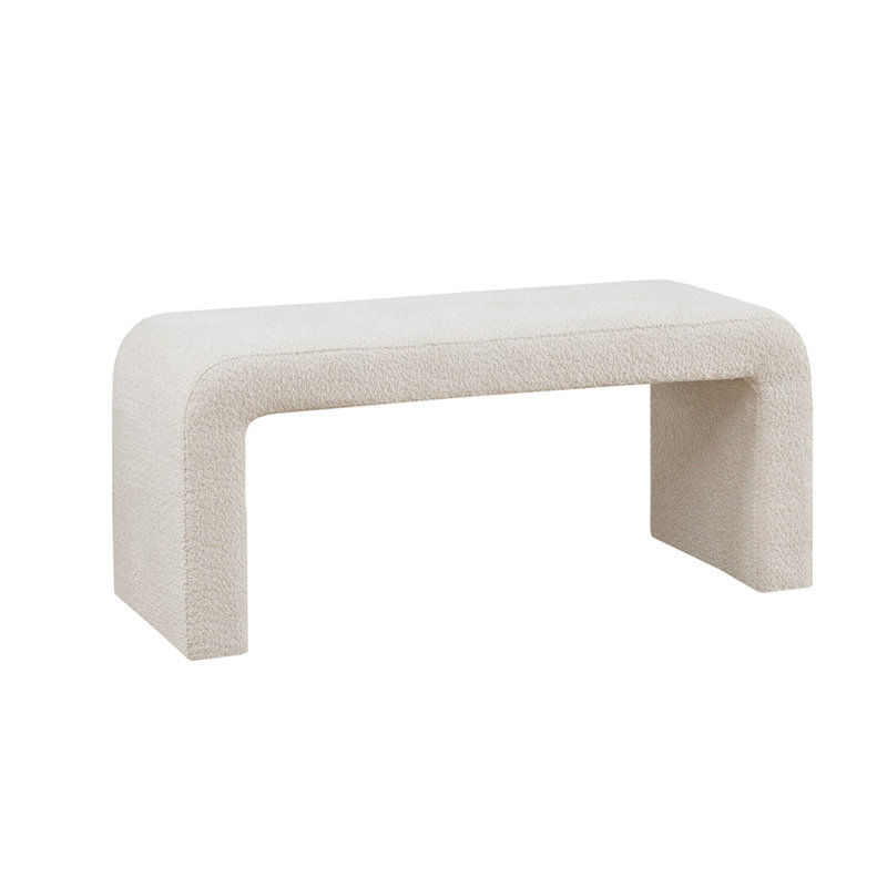 Banc à cascade Boucle l 42 po, Crème, crème