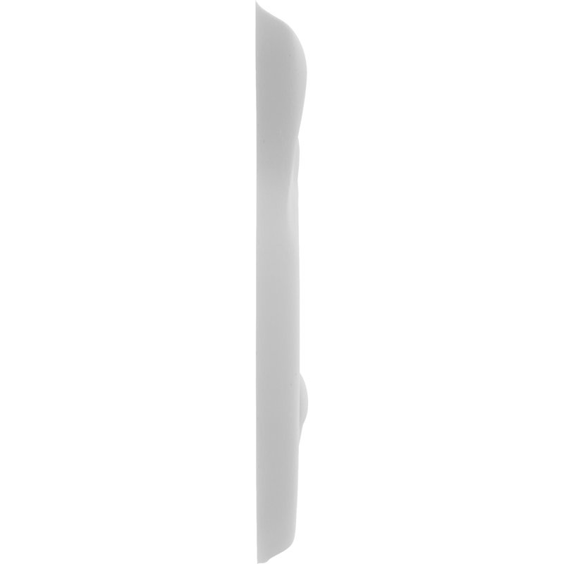 Rosette trenton, H 6,75 po x l 9 po x P 0,63 po, Droite