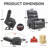 PU Leather Power Lift Recliner Chair with Power-Remote, Heat Massage and Heavy Duty Motion Mechanism-760812317