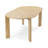 Kering 75" Oak Wood Oval Dining Table