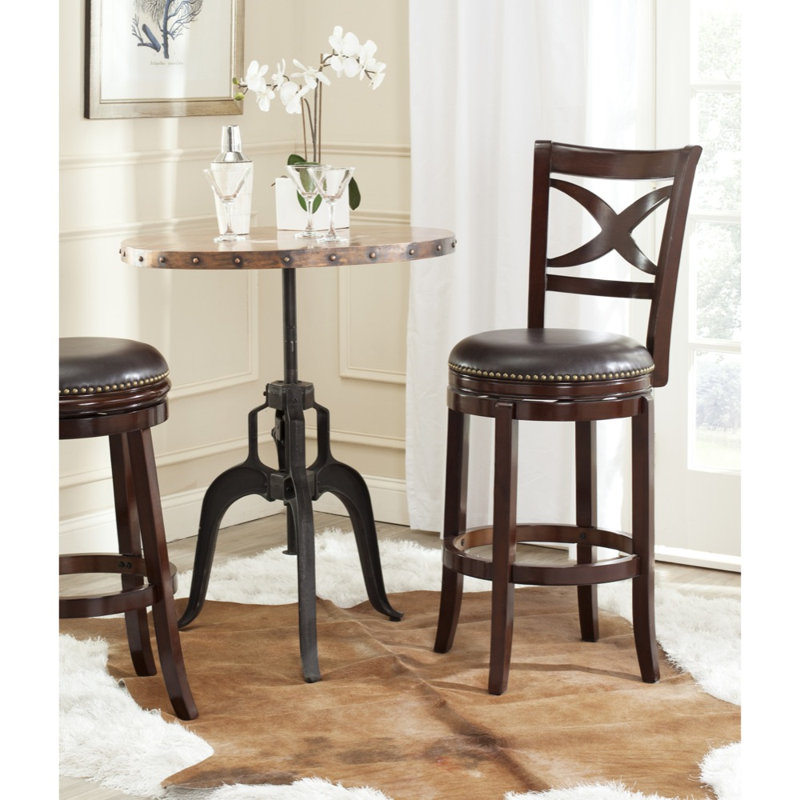 Tabouret de bar pivotant 29 po Brockway, Brun Sierra, Brun