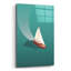  «Sailing 6» par Art mural en verre acrylique cadre, 16 po x 24 po-94186443