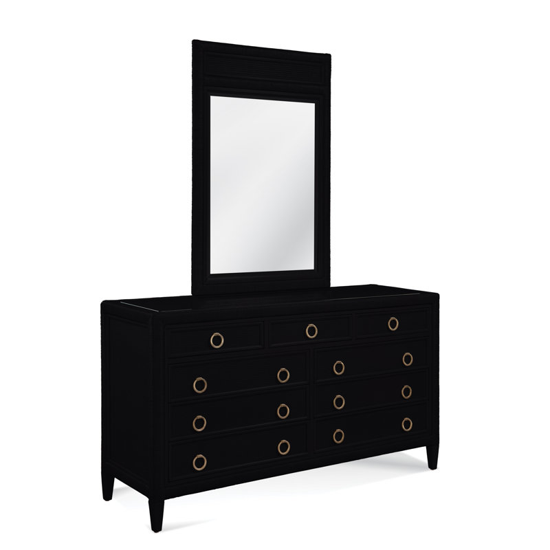 Warwick 9 - Drawer Dresser, Black
