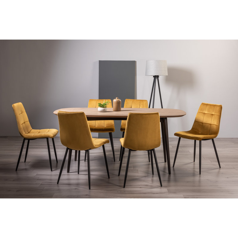 6 - Person Dining Set, Mustard