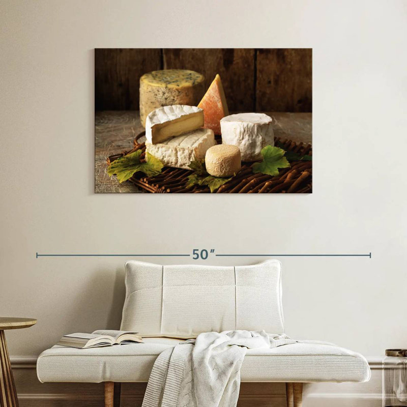 Yarlin Rustic Cheese, 26" H x 39" W