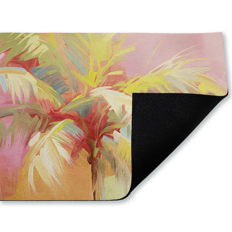  Tapis de porte Pastel Fan Brushstrokes