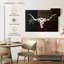 Art de Longhorn avec drapeau-107670373