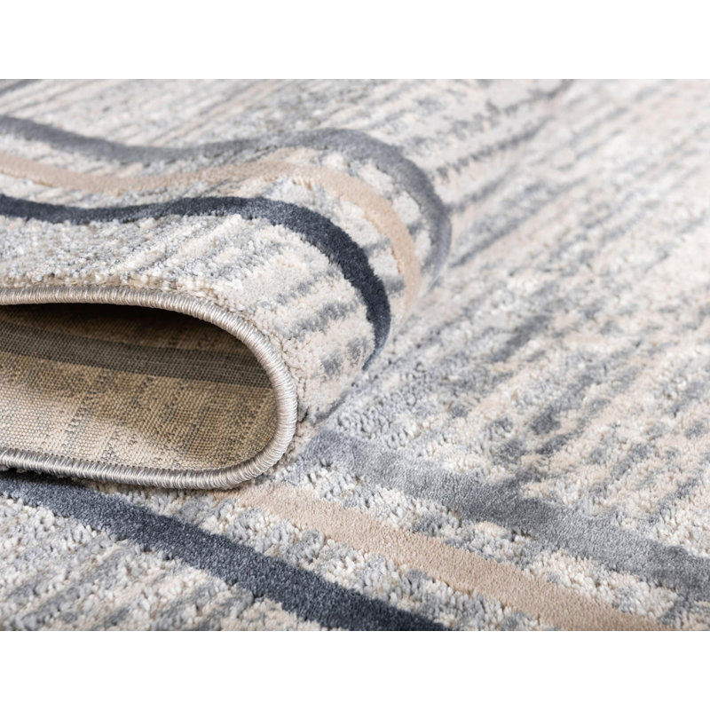 Geometric Indoor Rug, Runner 2' x 8'