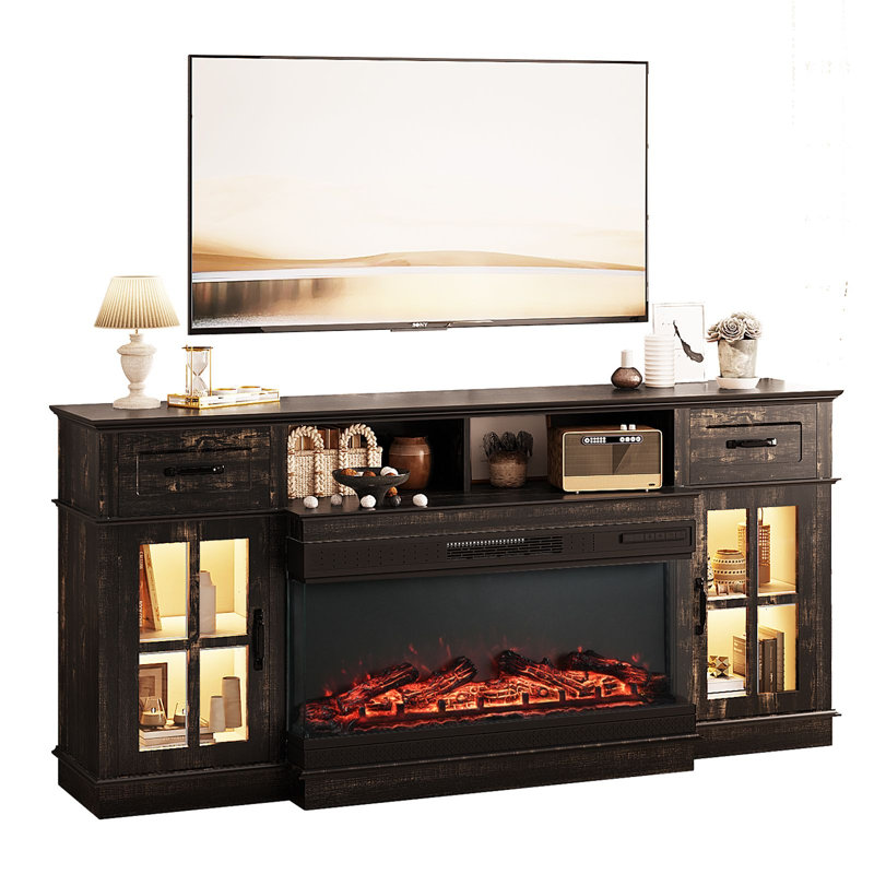 Driskill TV Stand Fireplace for TVs up to 70" Fireplace