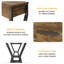 Console 47 po avec 2 tiroirs, table de vestibule en bois Farmhouse-675914865