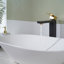 Robinet de salle de bain monocorps à poignée simple avec drain High Arc-103560317