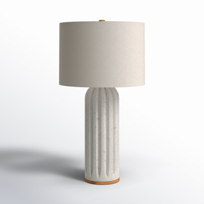 Lampe de table blanche 22 po