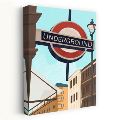 London 2 Abstract Contemporary City Wall Art Print