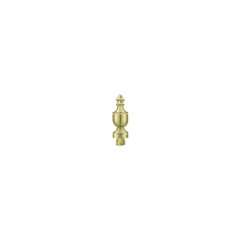 Deltana DSUT10B Urn Tip in Oil-rubbed Bronze, Polished Brass