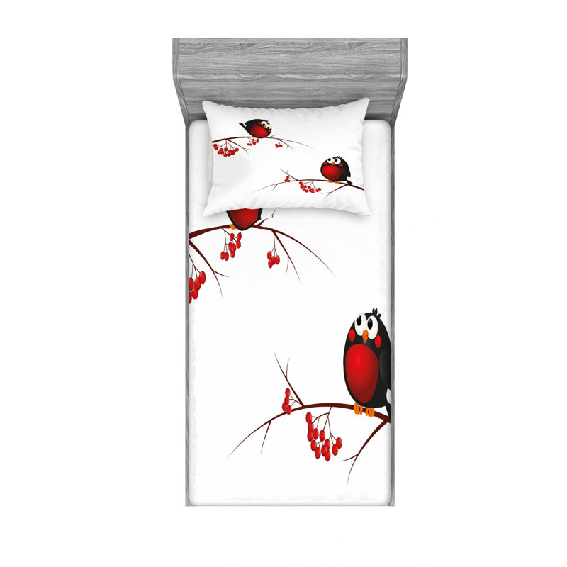 Microfiber Sheet Set, Twin XL Sheet Set with Fitted Sheet