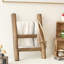 Échelle à serviette en bois entièrement assemblée pour comptoir-109487462