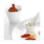 New Wave 4 - Piece Premium Porcelain Condiment Server Set