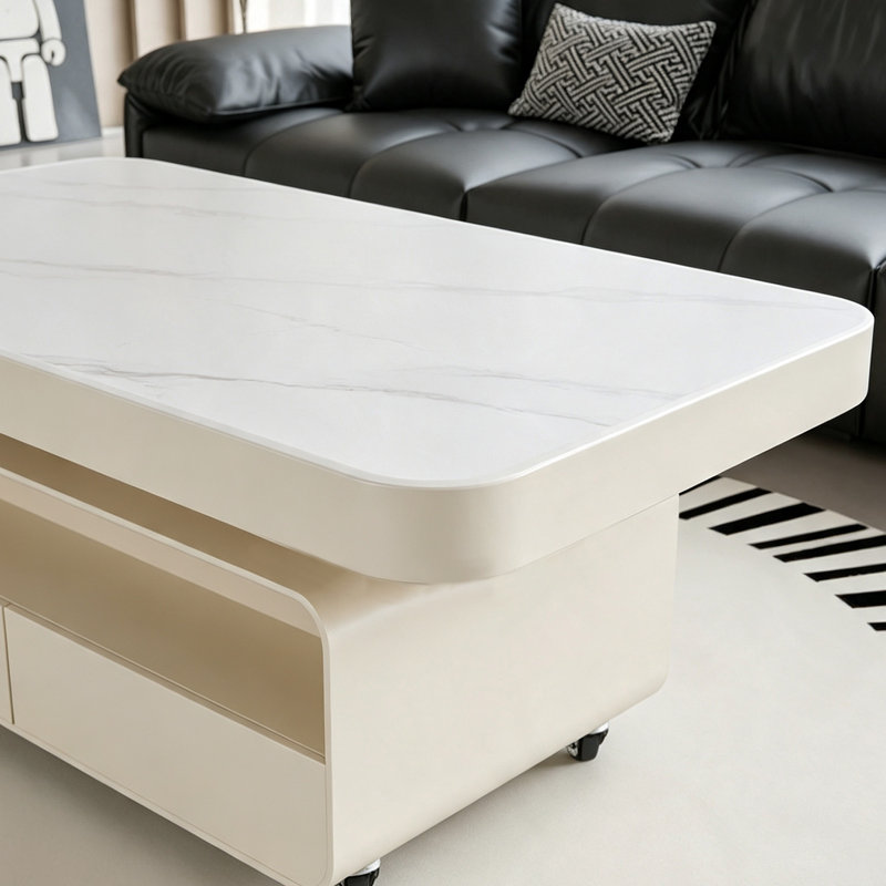Table basse Minimalisme, Cream