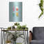 Luxe Wall Art «Summer Bathing Suits Blue» par Ann Kelle Designs, art mural en métal-102866282