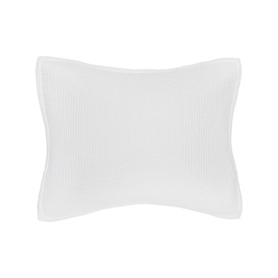 Bennett White 100% Cotton Piece Sham