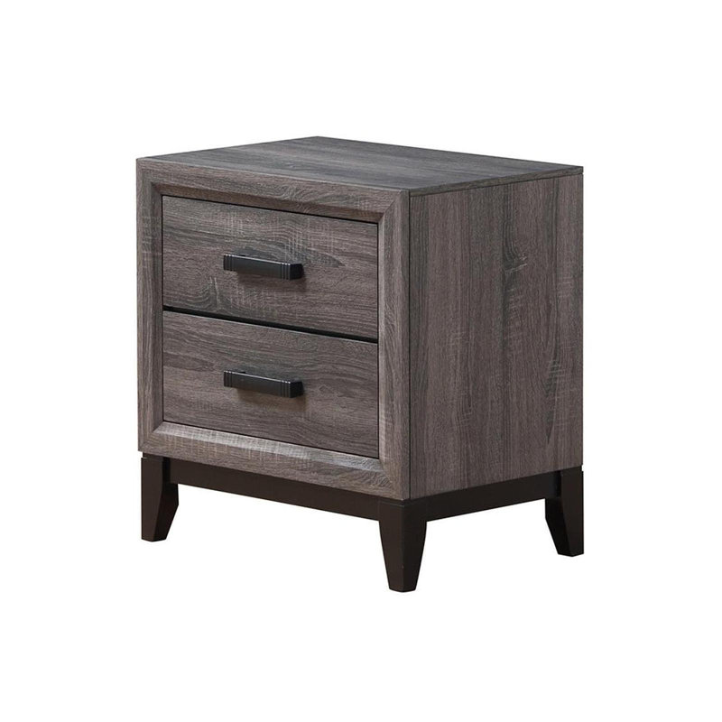 Table de chevet gris MIRAGE, Gris
