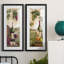 Cadre photo, ensemble de peintures sur papier