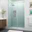 Porte de douche à charnière sans cadre Belmore GS-105384362-105384364
