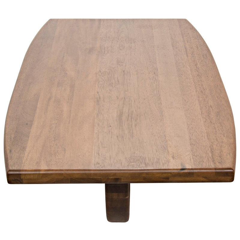 Douglas Solid Wood Coffee Table, Dark Walnut