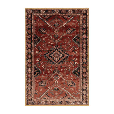 Tapis brun lavable à la machine