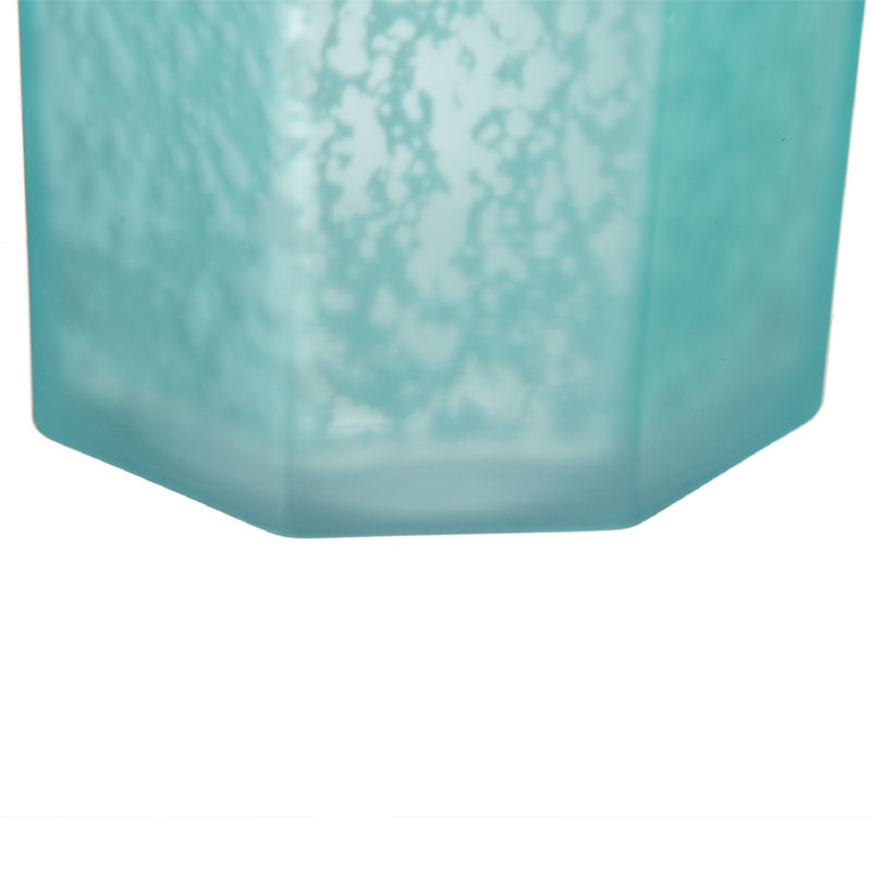 Ouragan de table en verre 5,9 po, Bleu