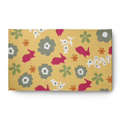 Ardoth Chenille Floral Indoor Rug