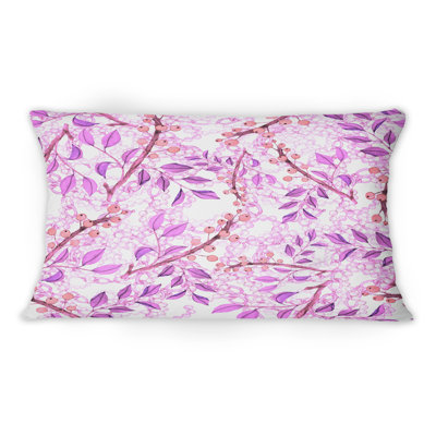 Floral Throw Pillow