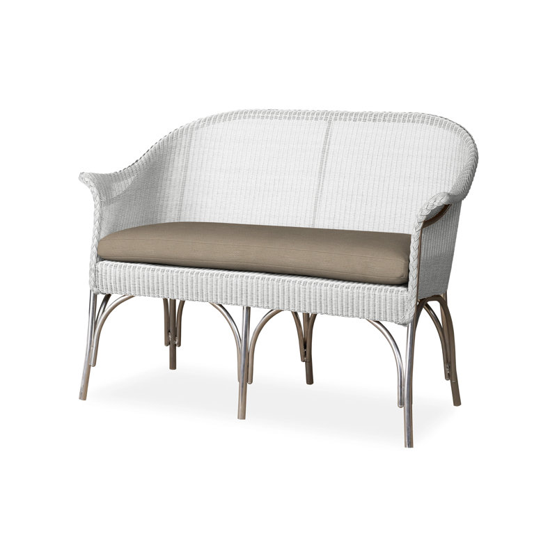 All Seasons Outdoor 2 - Seat, White, Bamboo Bay Sky