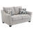 Rajrani Boucle Upholstered Loveseat Light Grey-349696450