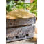 Caisse rectangulaire en bois massif antique