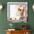 Faustine Glam Crystal Accent Wall Mirror-1413503191