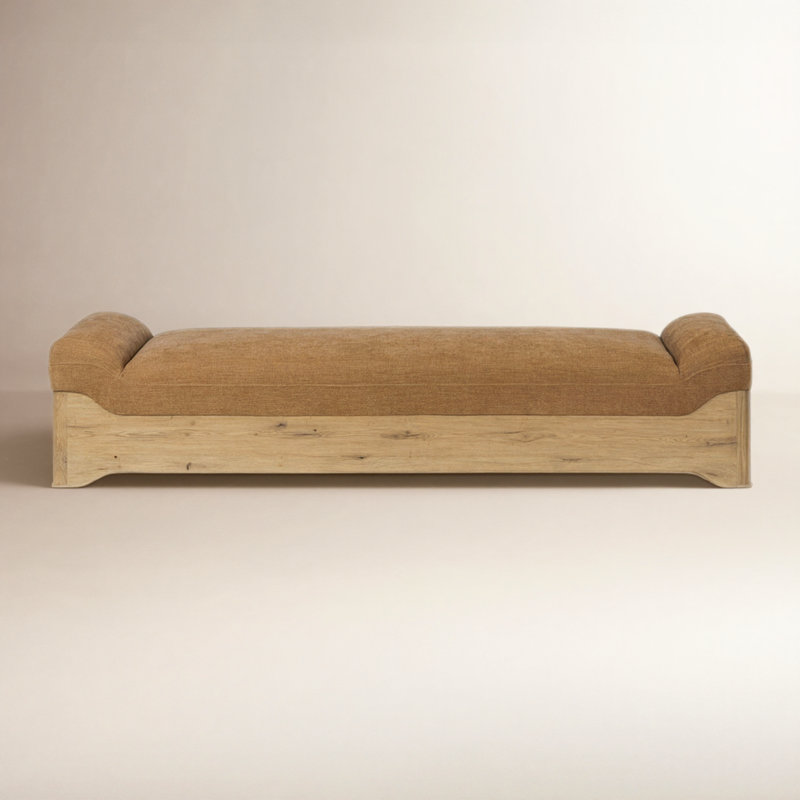 Kelle Mariano Oversized Wood Chaise Lounge