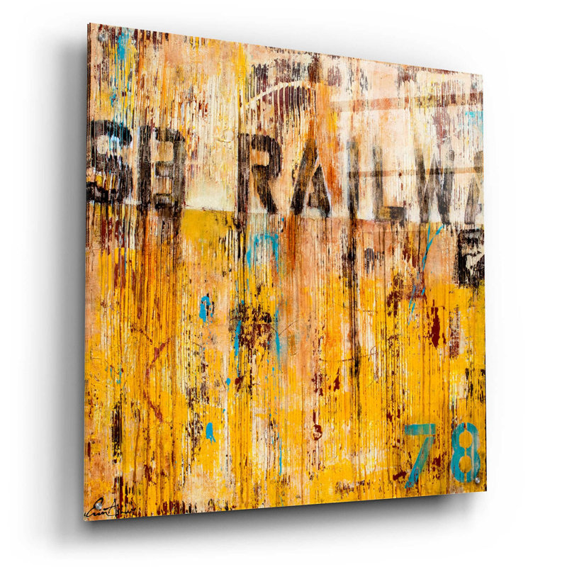 " Southbound Railway " by Erin Ashley, 36" H x 36" W x 0.2" D