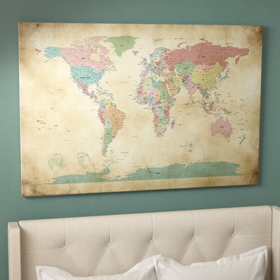 " World Cities Map " by Michael Tompsett