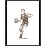 Off The Dribble IV Painting by David Erickson