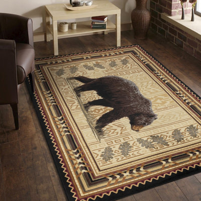 Tapis noir Nature's Nest