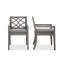 Outdoor Patio Dining Armchair with Cushion-846289045