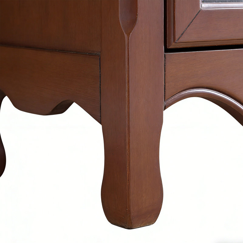 Armoire latérale de style américain, Marron foncé