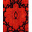 Tapis orange nouvel âge 8 pi 1 po Curstyn