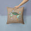 Coussin décoratif intérieur/extérieur brun crabe