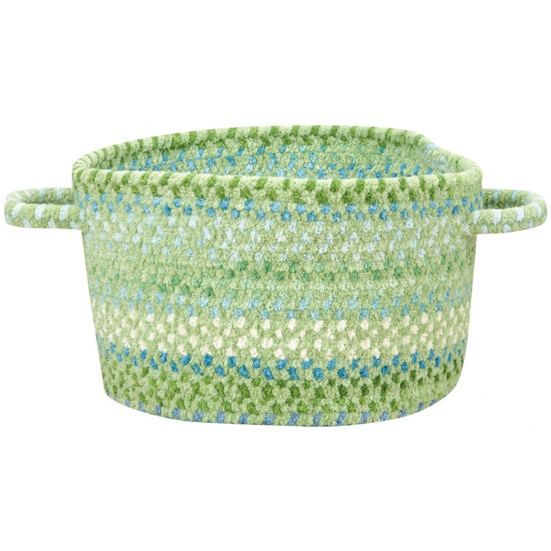 Highland Dunes Decorative Basket, Basket 12", Blue