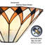 Applique murale vitrail Tiffany-1113403429