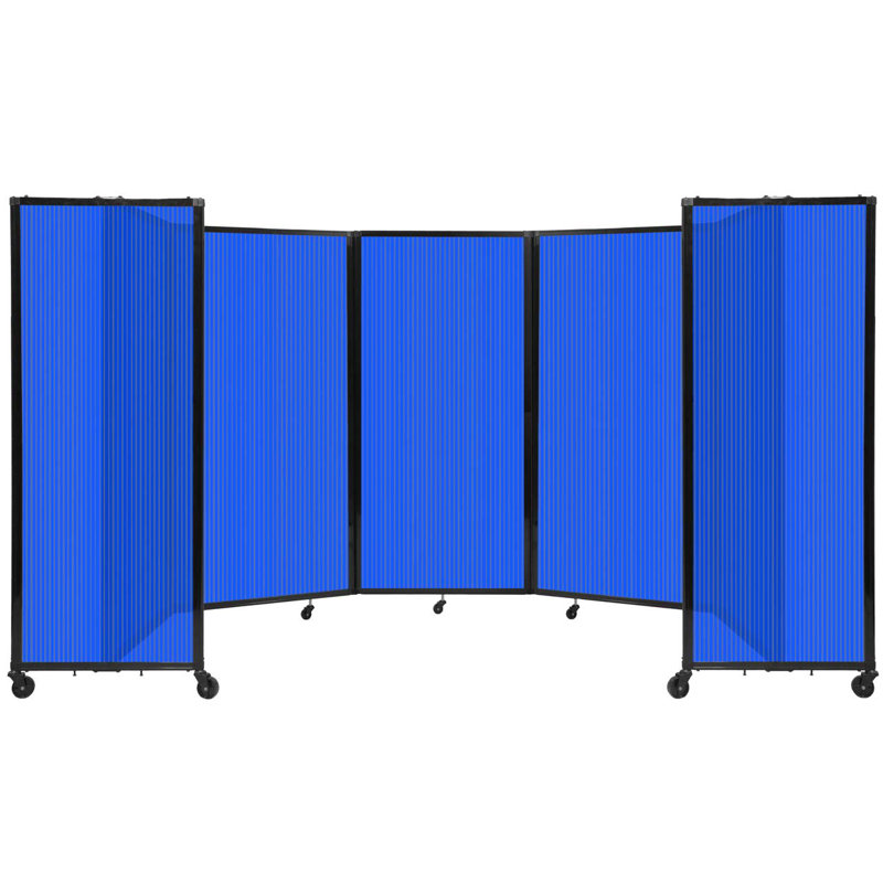 Cloison murale en polycarbonate 360, H 90 po x l 300 po x P 12 po, Bleu