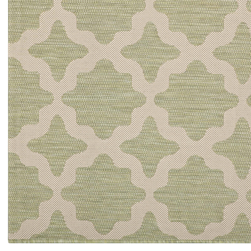 Modway Cerelia Moroccan Trellis Indoor and Outdoor Area Rug, Rectangle 5' x 8'